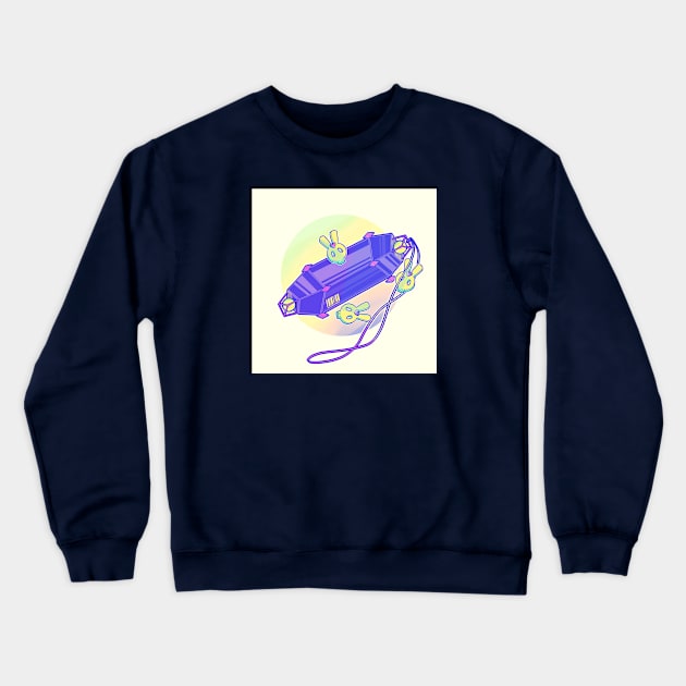 Purple Gemstone Crewneck Sweatshirt by Linnebutt